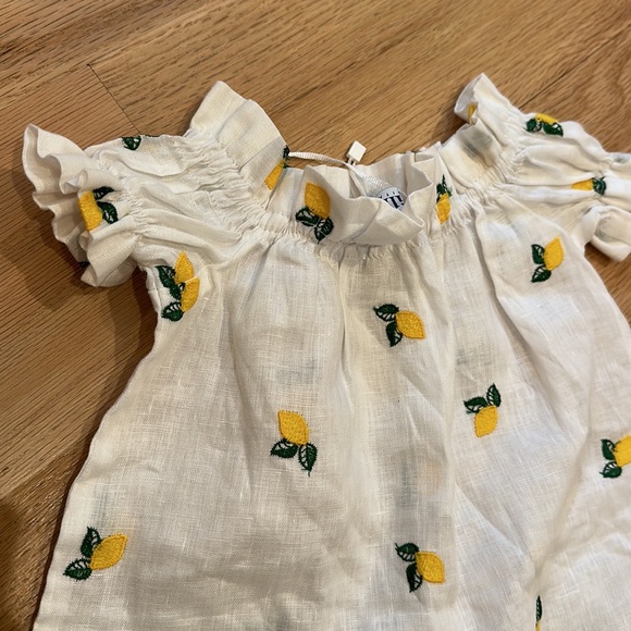 NEW with tags (From Italy!!) Lemon Dress size XS (12-18 months) - Picture 8 of 12